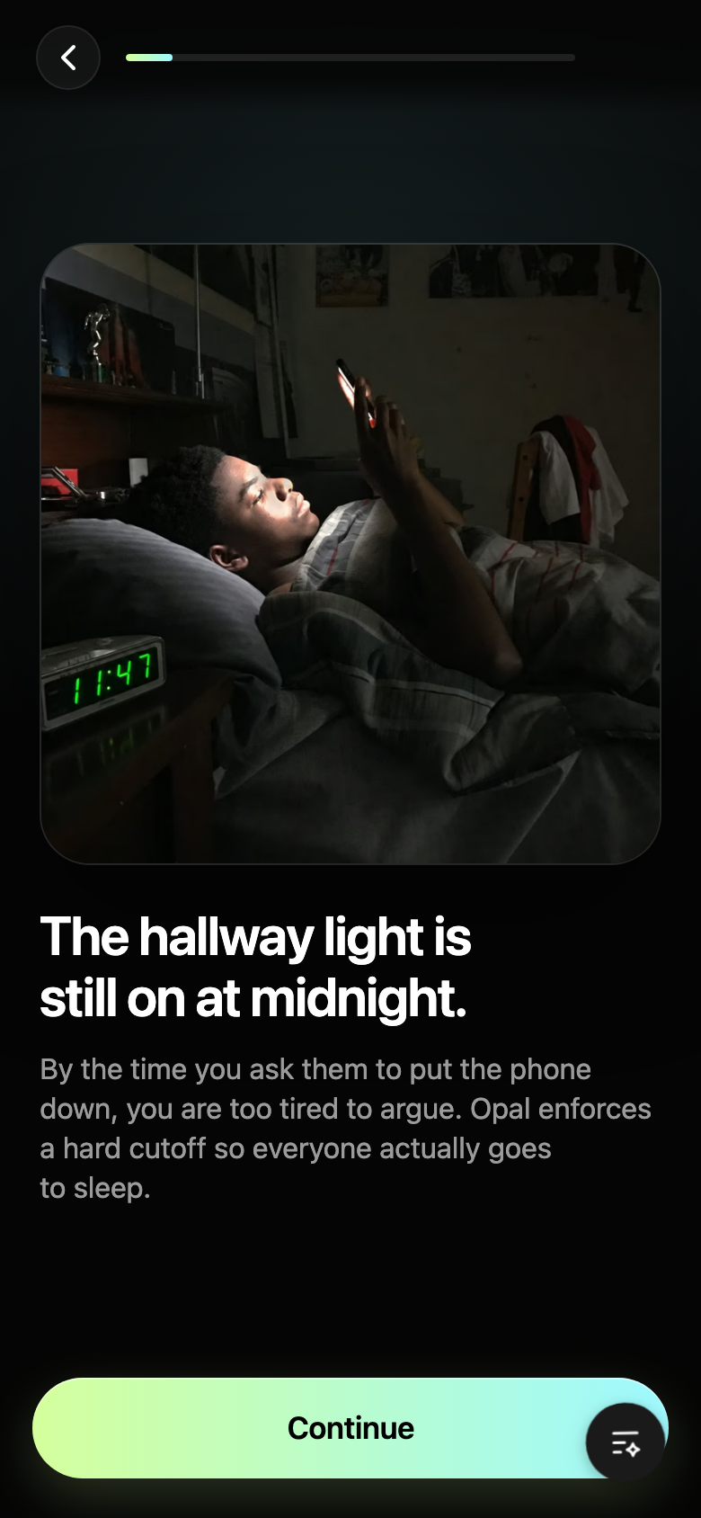 Before Conflict: bedtime