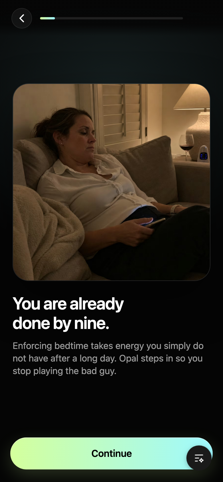 Before Conflict: exhausted parent