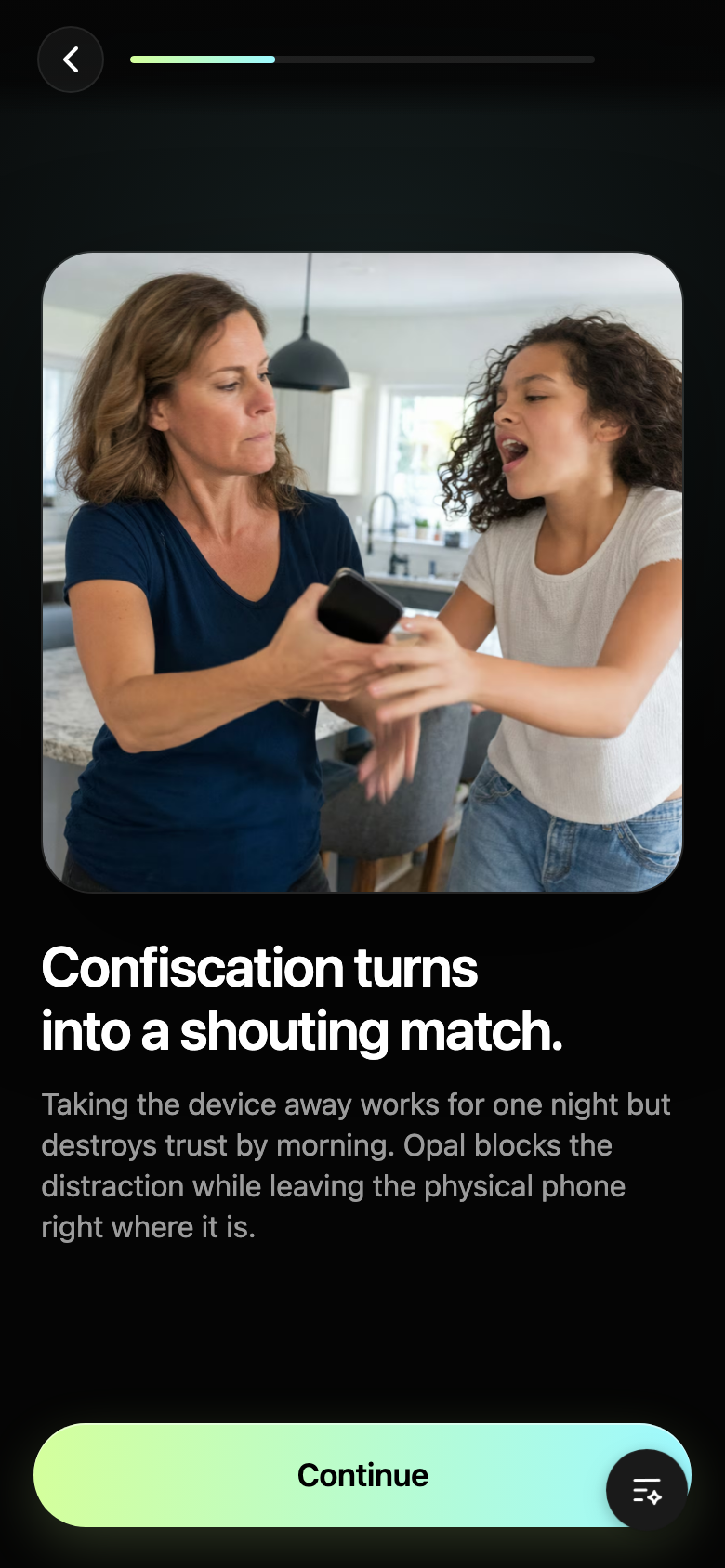 Before Prior attempt: taking phone away
